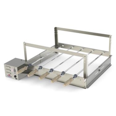 Imagem de Assador Churrasqueira Rotativo Progás PRRC05 5 Espetos Bivolt Desmontável Velocidade Contínua P38140