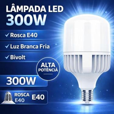 Imagem de Lampada Led Bulbo 300w Branco Frio Bivolt E40 Alta Potencia - LUXOR ST
