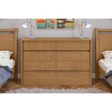 Imagem de Cômoda de Quarto Urban 8 Gavetas Rovere - Lopas