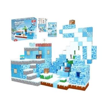 Imagem de Blocos De Construção Magnéticos Para Crianças, Brinquedos DIY STEM, Cu