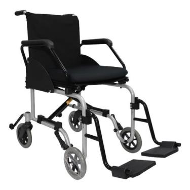 Imagem de Cadeira de Rodas Taipu Compacta Jaguaribe com Anti-Tombo e Protetor de