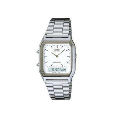 Imagem de Relógio Masculino Casio Anadigi - Resistente à Água Cronômetro AQ-230A