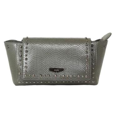 Imagem de Bolsa Feminina Ellus Shoulder Bag Mia, Cinza grafite, Único