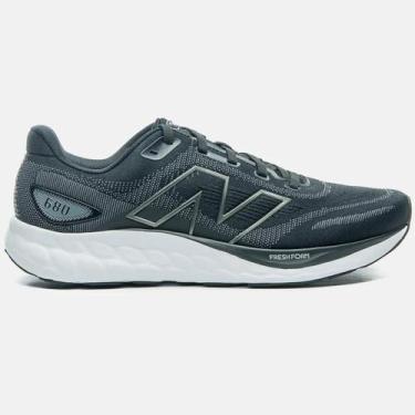 Imagem de Tênis New Balance Fresh Foam 680V8 Masculino Preto, Preto branco, 40