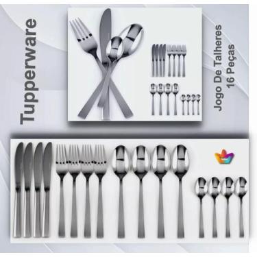 Imagem de Tupperware Talheres Chef Serie Jogo 16 Peças Orig.