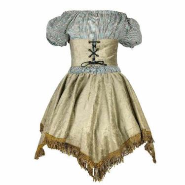 Imagem de Roupa Country Infantil Vestido Cowgirl Com Cinto - Fantasias Carol KB,