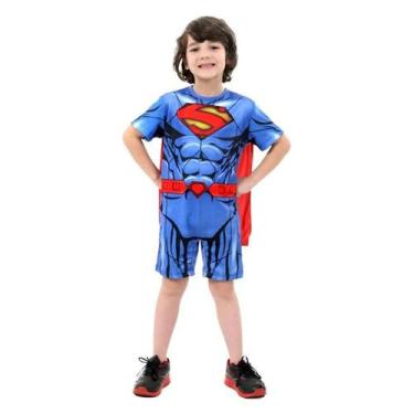 Imagem de Fantasia Super Homem / SuperMan Infantil Pop DC Comics, G 9 - 12, Pret
