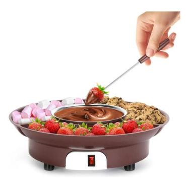 Imagem de Fondue Elétrico De Fusão De Chocolate De 10 garfos Fondue 220V - FONDU