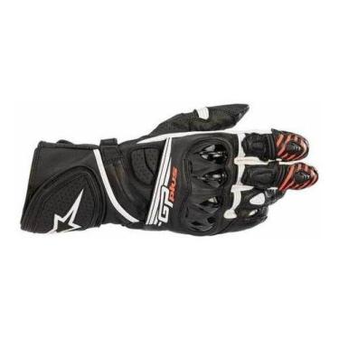 Imagem de Luva Alpinestars Gp Plus R V2 Preta Branca, L/G