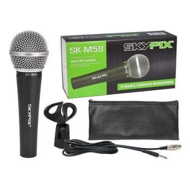 Imagem de Microfone Profissional Skypix Bm-58 Cardióide Unidirecional