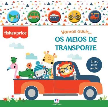 Imagem de Livro - Fisher-Price - Vamos ouvir os meios de transporte - Livro sono