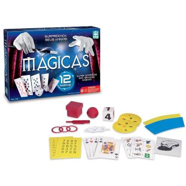Imagem de Kit Truques Mágicas Infantil - 12 Mágicas - Nig Brinquedos