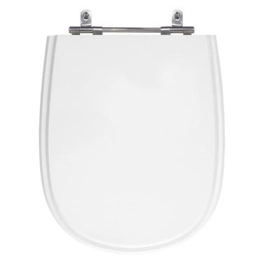 Imagem de Assento Laqueado Paris Branco Neve Tampa Para Vaso Ideal Mdf