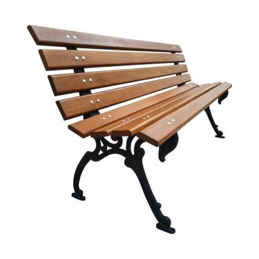 Imagem de Banco Montado 150cm Pé Tamanduá Madeira Ferro Fundido
