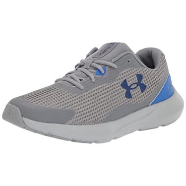 Imagem de Under Armour Tênis de corrida masculino Surge 3, (101) Aço/Versa Azul/Azul Bauhaus, 43