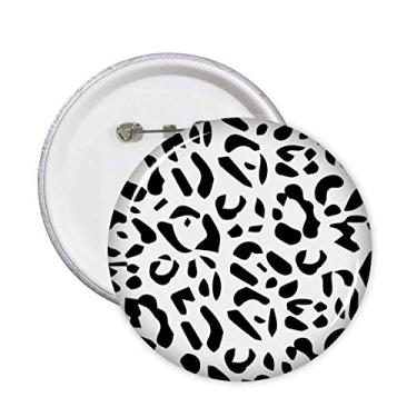 Imagem de Arte de leopardo, animal, ilustração de grãos, estampa, broches, emblema, acessório, decoração, 5 peças