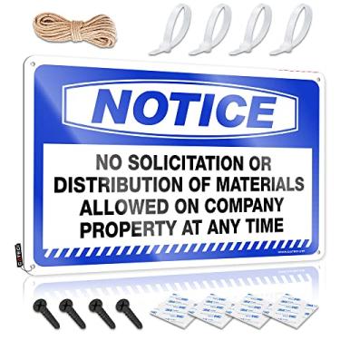 Imagem de Aviso de decoração de sinal de café sem solicitação ou distribuição placa de lata placas de metal para decoração de música de caverna masculina (tamanho : 20X30cm)