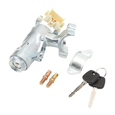 Imagem de 45020-38-1 45020-12-11 Interruptor de ignição de carro com 2 chaves, chave de bloqueio de ignição de partida do motor para COROLLA 1998-2002