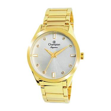 Imagem de Relógio Champion Feminino Dourado Analógico CN25930W + Pulseira Berloques