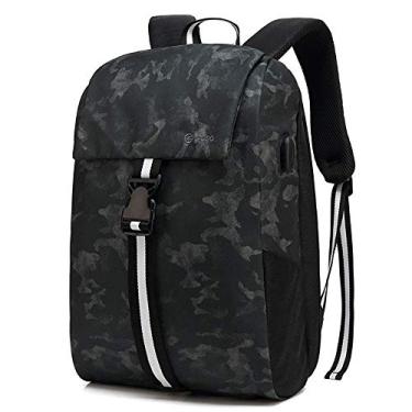 Imagem de Mochila durável adequada para computador, trabalho, mochila escolar para homens femininos, mochila de viagem de negócios para laptop com porta de carregamento USB externa