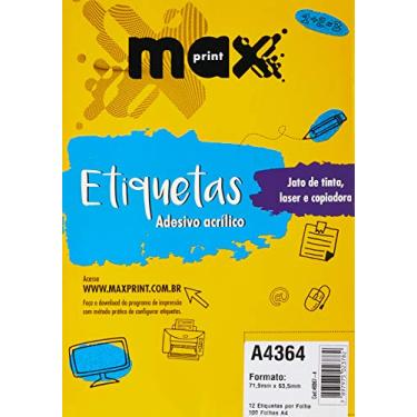 Imagem de ETIQ INK/LAS MAXPRINT A4364