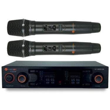 Imagem de Microfone sem Fio Bastão e Headset KDSW-K502C - KADOSH