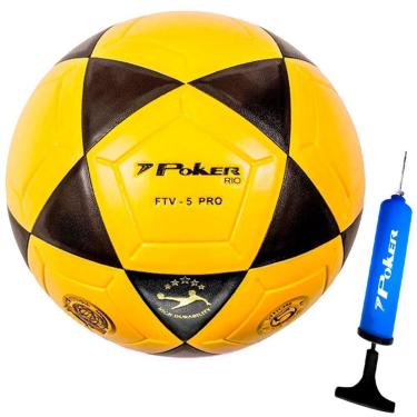 Imagem de Bola de Futevôlei Poker Vulcanizada Rio Oficial PU e Bomba - Único - Verde-Unissex