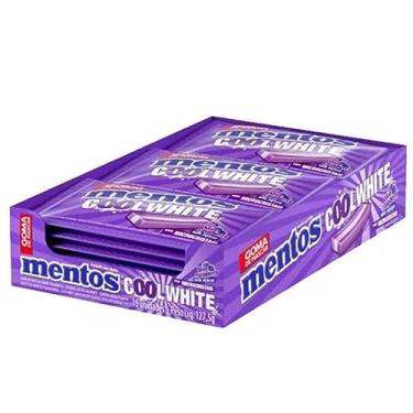 Imagem de Caixa Mentos Cool White Blue Raspberry c/15 - Perfetti