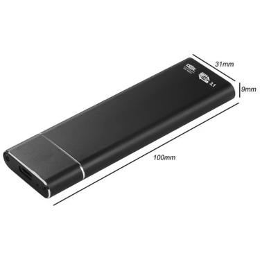 Imagem de Gaveta Case Para SSD M.2 Sata e Nvme USB 3.0 Em Alumínio até 10Gbps KP-HD812