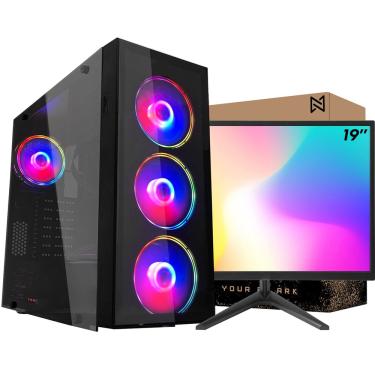 Imagem de Pc Gamer Completo Ark Monitor 19 + Intel Core i7 860 8GB gt 730 4GB ssd 240GB Windows 10 Pro Fonte 750w