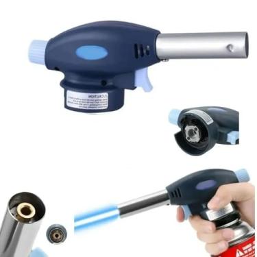 Imagem de MAÇARICO CULINÁRIO GÁS MULTIUSO PORTÁTIL PROFISSIONAL GOURMET CONTROLE MANUAL