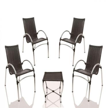 Imagem de Conjunto Poltronas Para Varanda Edícula Jardim Tabaco