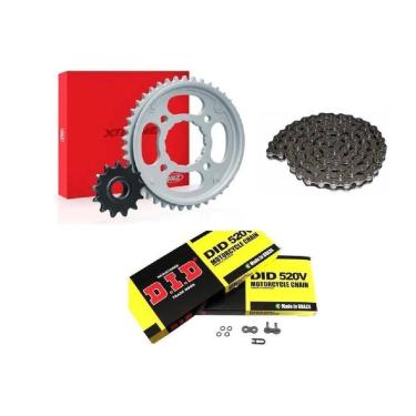 Imagem de Kit relação vaz + corrente did daido com retentor cb 300