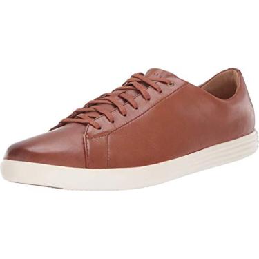 Imagem de Cole Haan Grand Crosscourt Tênis masculino, Queimado de couro marrom, 39