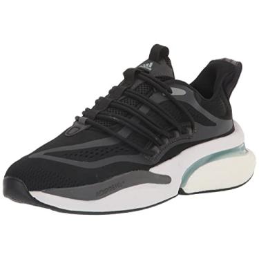 Imagem de adidas Alphaboost V1 Tênis masculino, Preto/cinza mágico/cinza, 11.5