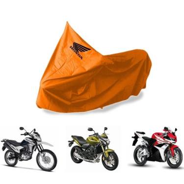 Imagem de Capa Protetora Impermeável Para Moto Honda - SPTS, Laranja,  G