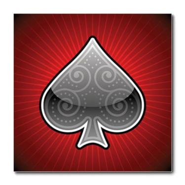 Imagem de Placa Decorativa - Naipe Espadas - 0926plmk - Allodi