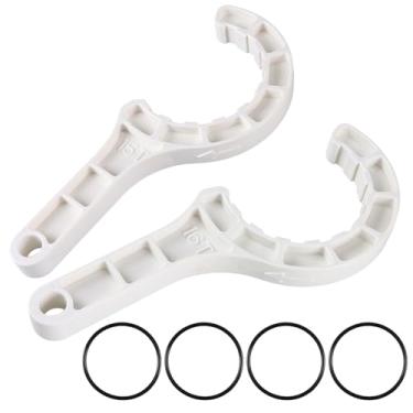 Imagem de EVRBUL Clorador de água salgada atualizado para piscina chave de célula de sal para piscina com 4 anéis de vedação compatíveis com Hayward GLX-Cell 5 cm Union 15 pads e 16 pads