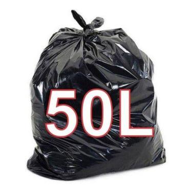 Imagem de Saco De Lixo 50 Litros Super Reforçado Industrial 50 Unidas - HIGIPACK