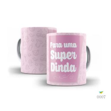 Imagem de Caneca Batizado, Para uma super dinda - Modelo S