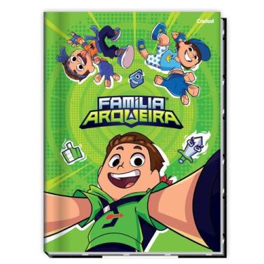 Imagem de Caderno Escolar Youtuber Robin Hood Brochurão 80Fl Capa Dura - Credeal
