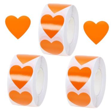 Imagem de Tupalizy Etiquetas de pacote de adesivos de coração de 2,5 cm para dia dos namorados, Natal, casamento, dia das mães, caixa de presente, sacos de decoração, envelopes de cartas, cartão de selagem,