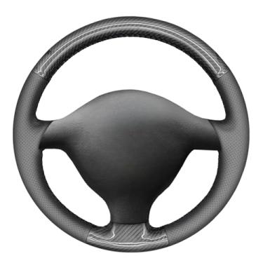 Imagem de MEWANT Capa de volante para Golf 4 (IV) 1997-2004/ Passat B5 1997-2002/ Passat Variant 1997-2004/ Polo 1999-2001/ Bora 1998-2005/Sharan 2005/ Seat Leon MK1 / Toledo/Fabia 1