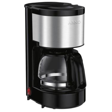 Imagem de Cafeteira Eletrica Arno 12 Xicaras 650W - Inox/Preta 127V