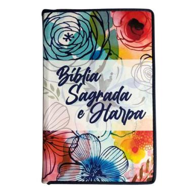 Imagem de Bíblia RC com Harpa - Letra Hipergigante Plus - Kings Cross, Azul
