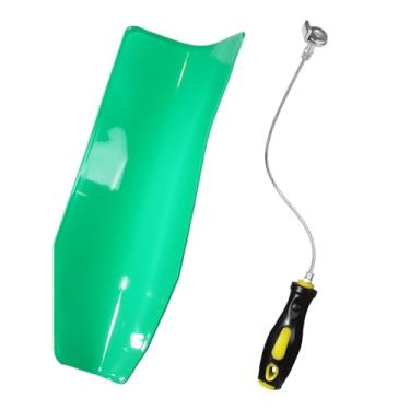 Imagem de LitKiwi Ferramenta de remoção de plugue de drenagem de óleo magnético forte e funil de óleo flexível reutilizável, ferramentas de troca de óleo essencial para o mecânico de automóveis, para remoção de