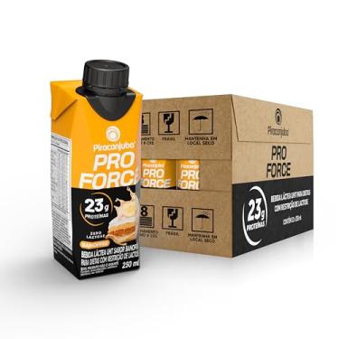 Imagem de Piracanjuba ProForce 23g de Proteínas Sabor Banoffee - 12 Unidades de 250ml