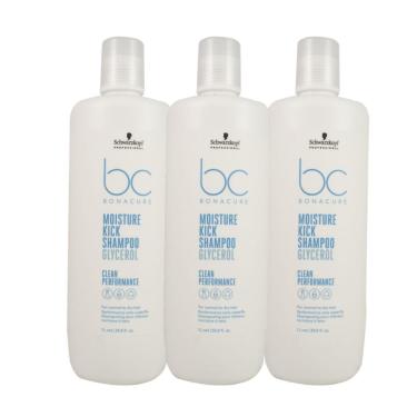 Imagem de Schwarzkopf Moisture Kick Kit 3 Shampoo 1L