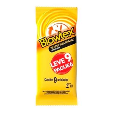 Imagem de Preservativo Blowtex Prazer Prolongado Efeito Retardante 9 Unidades