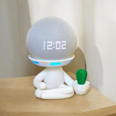 Imagem de Suporte Alexa Echo Dot 3, Dot 4 ou Dot 5. Escultura Robert Love, home 